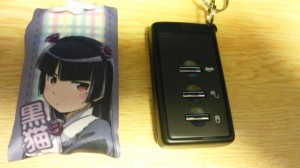 スマートキーと黒猫